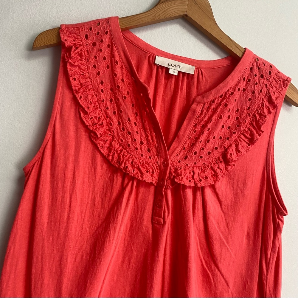 LOFT SLEEVELESS TOP - LARGE - Picture 2 of 7